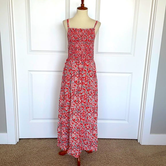 Dresses & Skirts - Floral Maxi Sun Dress w Smock Top